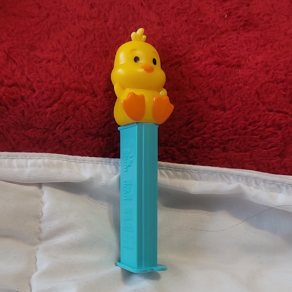 PEZ Dispenser with Yellow Chick Top